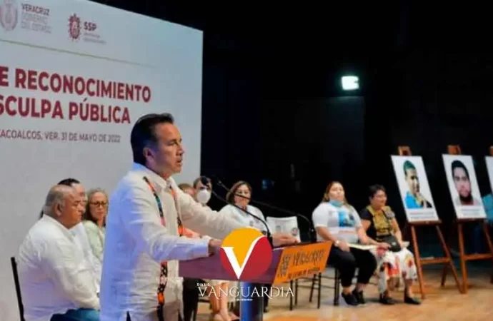 El Gobierno de Veracruz ofreció una disculpa pública  pues elementos de la Fuerza Civil fueron responsables de la desaparición forzada de cuatro jóvenes