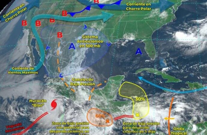 La Reunión Nacional de Protección Civil para la Temporada de Lluvias y Ciclones Tropicales 2023 pronostica aumento del 30 por ciento de ciclones.