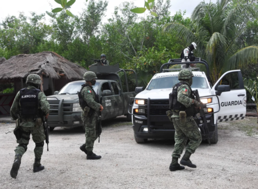 Enfrentamiento entre Ejército y delincuentes dejó un saldo de cuatro personas muertas en el estado de Quintana Roo.