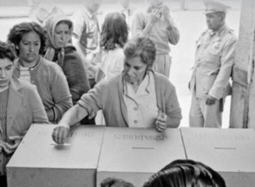 Se conmemoran 68 años del voto de la mujer en México