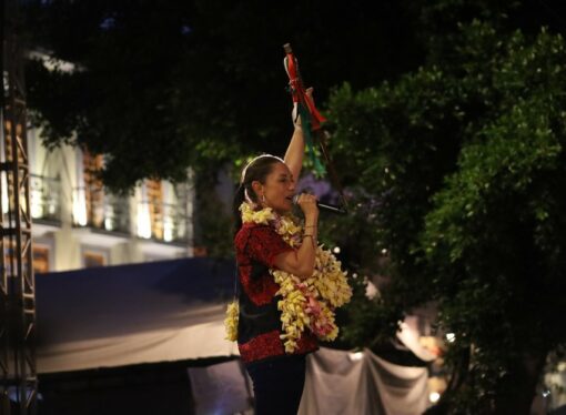 Claudia Sheinbaum, inició sus recorridos por todo el país en el estado de Oaxaca.