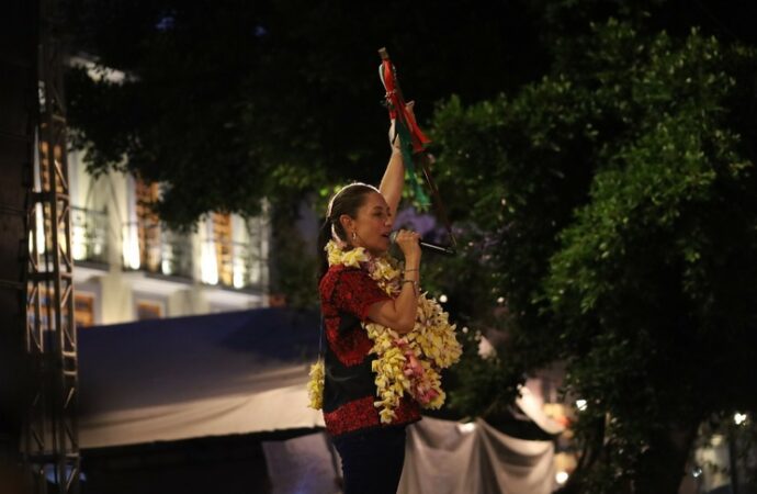 Claudia Sheinbaum, inició sus recorridos por todo el país en el estado de Oaxaca.