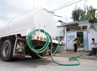 Plan Temporal de distribución del líquido en zonas vulnerables de Oaxaca, ante la escasez registrada en las últimas semanas.