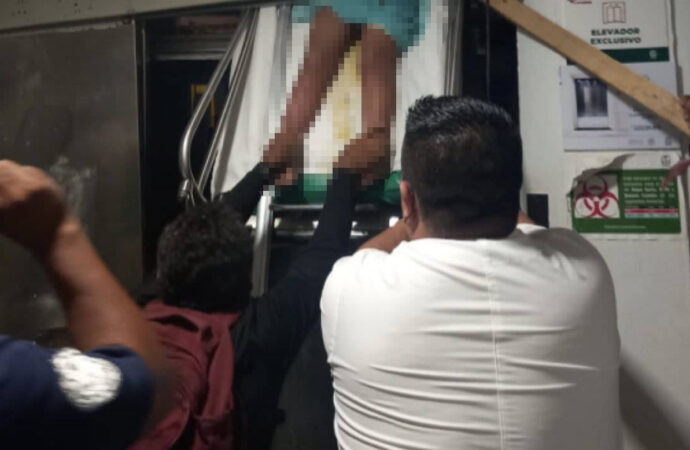 IMSS lamenta la muerte de una niña en un elevador del Hospital General de Zona no. 18 de Playa del Carmen, Quintana Roo.