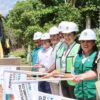 BLANCA MERARI DA EL BANDERAZO INICIAL  PARA LA PAVIMENTACIÓN DE CALLES EN LEONA VICARIO