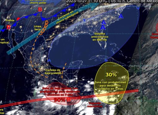 Clima para Yucatán hoy 27 de octubre de 2023