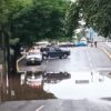 Graves inundaciones a causa de fuertes lluvias en Tabasco