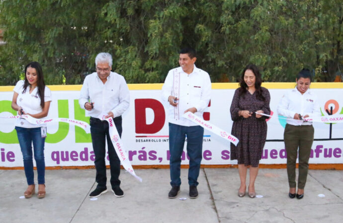 Gobierno de Oaxaca inaugura parque DIF para los ciudadanos