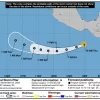 La nueva tormenta tropical Pilar, ya se aleja de Chiapas