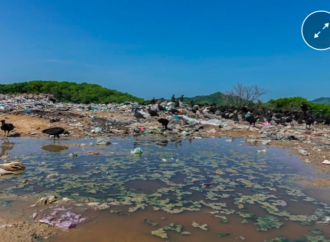 Algunas localidades costeras de Oaxaca, se están llenando de plásticos