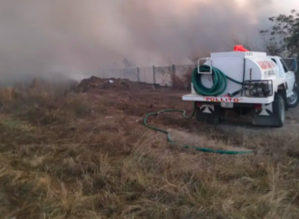 Se quemó el basurero municipal de Jiquipilas