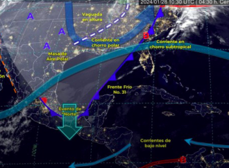 Así seguirán los efectos del Frente Frío 31 en Oaxaca