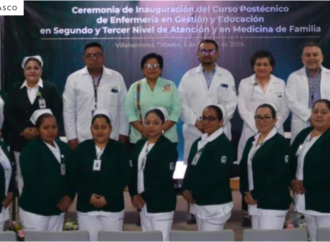 El IMSS ya dio inicio a la jornada de cursos postécnicos para enfermeros y enfermeras de Tabasco